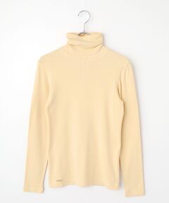 Mademoiselle NON NON / マドモアゼルノンノン カットソー | 甘撚りパラナフライス タートルネックTシャツ