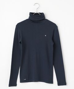 Mademoiselle NON NON / マドモアゼルノンノン カットソー | 甘撚りパラナフライス タートルネックTシャツ