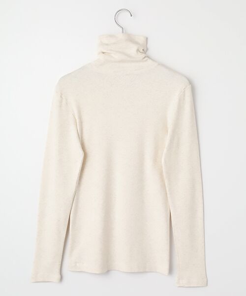 Mademoiselle NON NON / マドモアゼルノンノン カットソー | 甘撚りパラナフライス タートルネックTシャツ | 詳細1