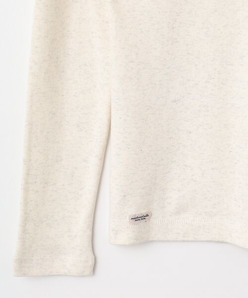 Mademoiselle NON NON / マドモアゼルノンノン カットソー | 甘撚りパラナフライス タートルネックTシャツ | 詳細3