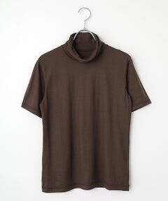 Mademoiselle NON NON / マドモアゼルノンノン カットソー | ウォッシャブルウールアロマ天竺 2重衿ハイネックTシャツ