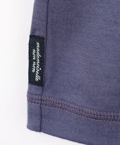 Mademoiselle NON NON / マドモアゼルノンノン カットソー | ウォッシャブルウールアロマ天竺 2重衿ハイネックTシャツ | 詳細6