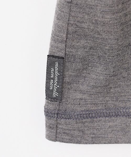 Mademoiselle NON NON / マドモアゼルノンノン カットソー | ウォッシャブルウールアロマ天竺 2重衿ハイネックTシャツ | 詳細7