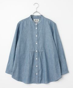 希少✨マドモアゼルノンノン リネンレギュラーカラーシャツ　半袖　ハワイ柄 希少✨マドモアゼルノンノン リネンレギュラーカラーシャツ 半袖