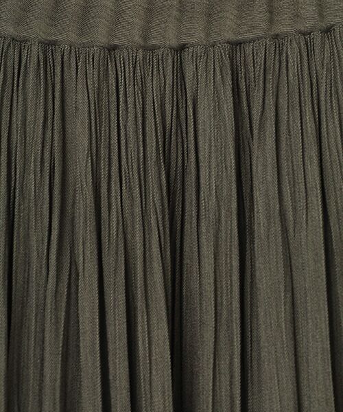 Mademoiselle NON NON / マドモアゼルノンノン ロング・マキシ丈スカート | エステル杢調 ランダムプリーツロングティアードスカート | 詳細12