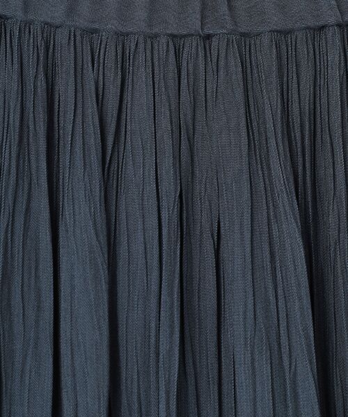 Mademoiselle NON NON / マドモアゼルノンノン ロング・マキシ丈スカート | エステル杢調 ランダムプリーツロングティアードスカート | 詳細13