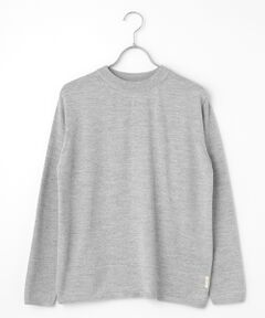 Mademoiselle NON NON / マドモアゼルノンノン ニット・セーター | メランジ綿ウール モックネックプルオーバー