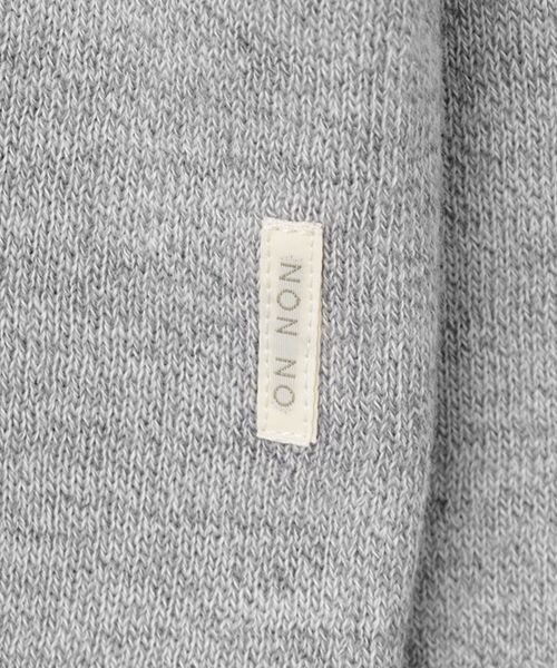 Mademoiselle NON NON / マドモアゼルノンノン ニット・セーター | メランジ綿ウール モックネックプルオーバー | 詳細2