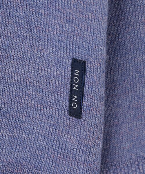 Mademoiselle NON NON / マドモアゼルノンノン ニット・セーター | メランジ綿ウール モックネックプルオーバー | 詳細6
