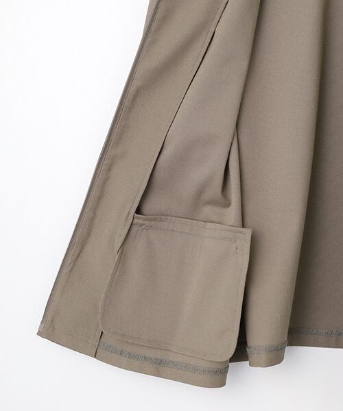 Mademoiselle NON NON / マドモアゼルノンノン カーディガン・ボレロ | 吊り風裏毛 ノーカラージップアップカーディガン | 詳細5