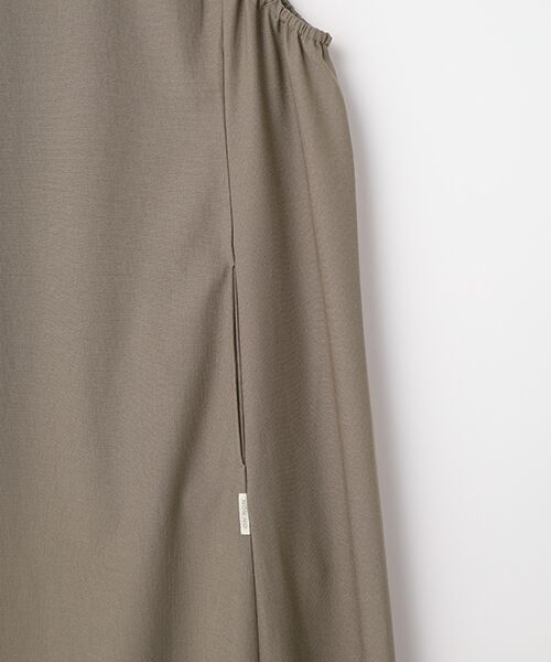 Mademoiselle NON NON / マドモアゼルノンノン ロング・マキシ丈ワンピース | 吊り風裏毛 ジャンパースカート | 詳細3