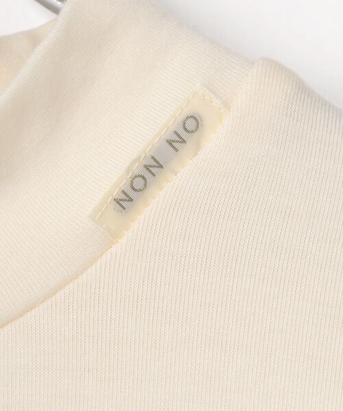 Mademoiselle NON NON / マドモアゼルノンノン カットソー | レナー先染ベア天竺 ハイネックカットソー | 詳細1