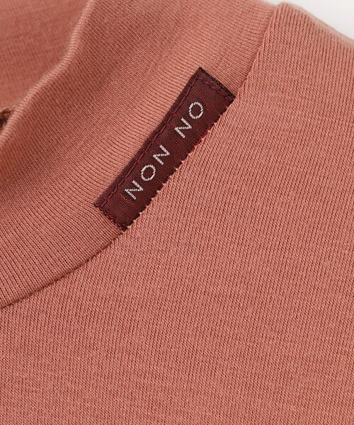 Mademoiselle NON NON / マドモアゼルノンノン カットソー | レナー先染ベア天竺 ハイネックカットソー | 詳細5