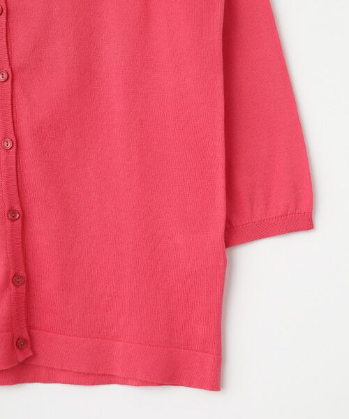 Mademoiselle NON NON / マドモアゼルノンノン カーディガン・ボレロ | 【JOHN SMEDLEY】 8分袖ハイゲージカーディガン | 詳細3