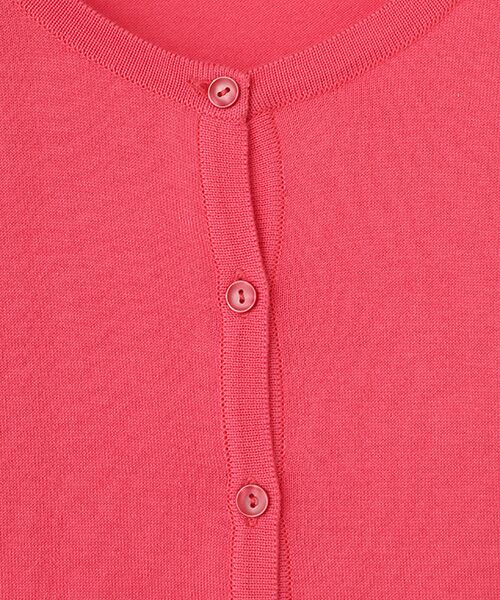 Mademoiselle NON NON / マドモアゼルノンノン カーディガン・ボレロ | 【JOHN SMEDLEY】 8分袖ハイゲージカーディガン | 詳細4