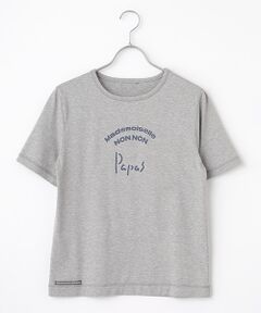 Mademoiselle NON NON / マドモアゼルノンノン Tシャツ | ●定番●タリイ天竺 ロゴプリント半袖Tシャツ