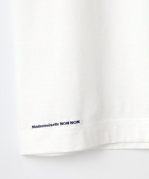 Mademoiselle NON NON / マドモアゼルノンノン Tシャツ | ●定番●タリイ天竺 ロゴプリント半袖Tシャツ | 詳細6