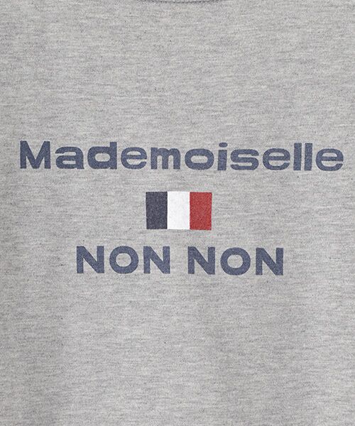 Mademoiselle NON NON / マドモアゼルノンノン Tシャツ | ●定番●タリイ天竺 ロゴプリント半袖Tシャツ | 詳細18