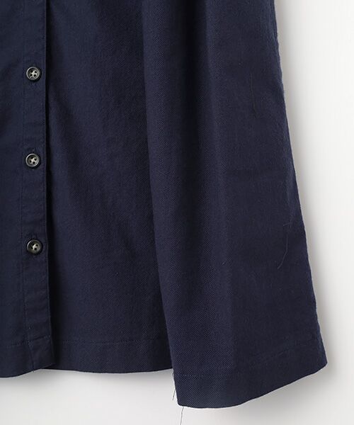 Mademoiselle NON NON / マドモアゼルノンノン ロング・マキシ丈ワンピース | オーガニックコットンソフトビエラシャツワンピース | 詳細5