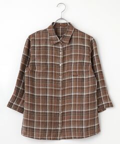 NON NON 半袖麻シャツ NON NON 半袖麻シャツ NON NON 半袖麻シャツ Mademoiselle NON