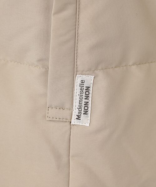 Mademoiselle NON NON / マドモアゼルノンノン ダウンジャケット・ベスト | ハイカウントタフタ ダウンブルゾン | 詳細4