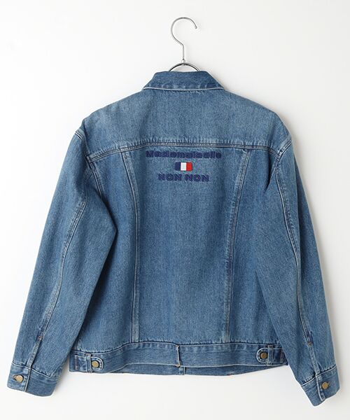 Mademoiselle NON NON / マドモアゼルノンノン Gジャン・デニムジャケット | VINTAGE ジャパンデニムブルゾン | 詳細1