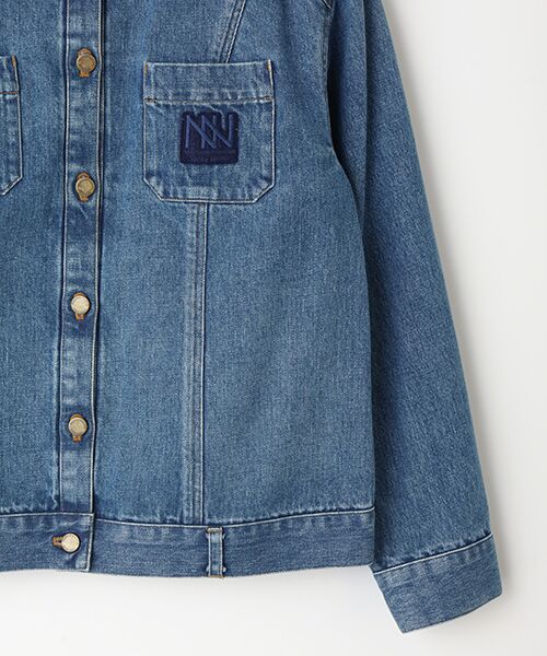Mademoiselle NON NON / マドモアゼルノンノン Gジャン・デニムジャケット | VINTAGE ジャパンデニムブルゾン | 詳細3