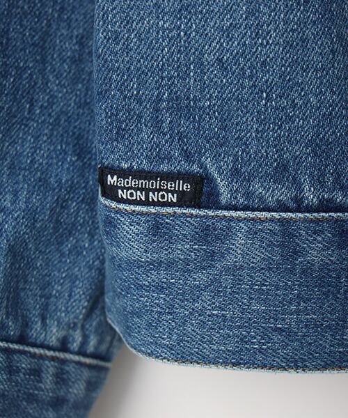Mademoiselle NON NON / マドモアゼルノンノン Gジャン・デニムジャケット | VINTAGE ジャパンデニムブルゾン | 詳細5