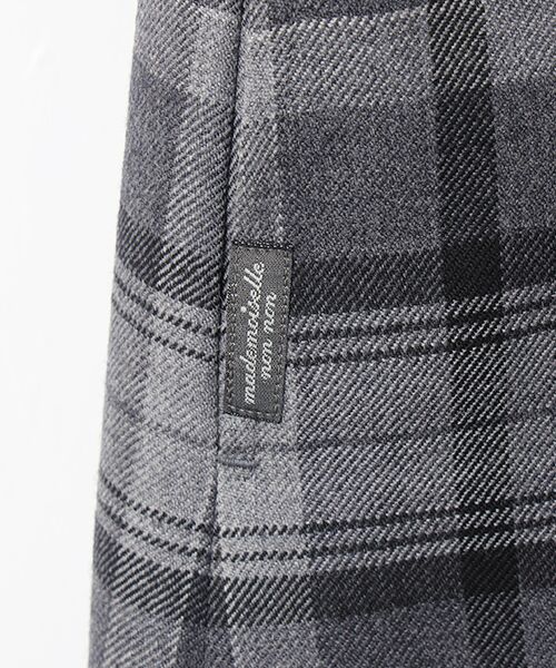 Mademoiselle NON NON / マドモアゼルノンノン ロング・マキシ丈ワンピース | ウールサージタータンチェック ジャンパースカート | 詳細1