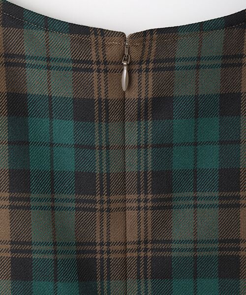 Mademoiselle NON NON / マドモアゼルノンノン ロング・マキシ丈ワンピース | ウールサージタータンチェック ジャンパースカート | 詳細6