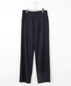 Mademoiselle NON NON / マドモアゼルノンノン スラックス・ドレスパンツ | ウォッシャブルウールサキソニーストレッチノータックパンツ