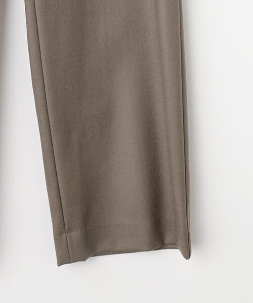 Mademoiselle NON NON / マドモアゼルノンノン スラックス・ドレスパンツ | ウォッシャブルウールサキソニーストレッチノータックパンツ | 詳細3