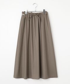 タグ付新品　マドモアゼルノンノン　麻100%　ロングスカート　定価44000円 Mademoiselle NONNON『リネンロングスカート』 ｜ PAPAS COMPANY