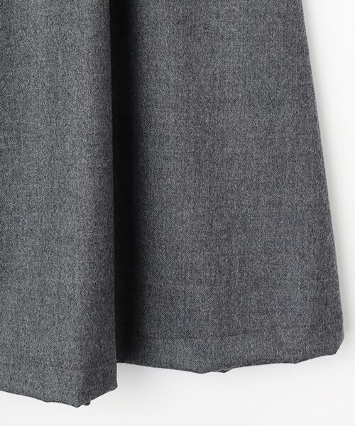 Mademoiselle NON NON / マドモアゼルノンノン ロング・マキシ丈スカート | ウォッシャブルウールサキソニーストレッチAラインスカート | 詳細3