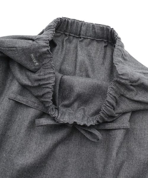 Mademoiselle NON NON / マドモアゼルノンノン ロング・マキシ丈スカート | ウォッシャブルウールサキソニーストレッチAラインスカート | 詳細4