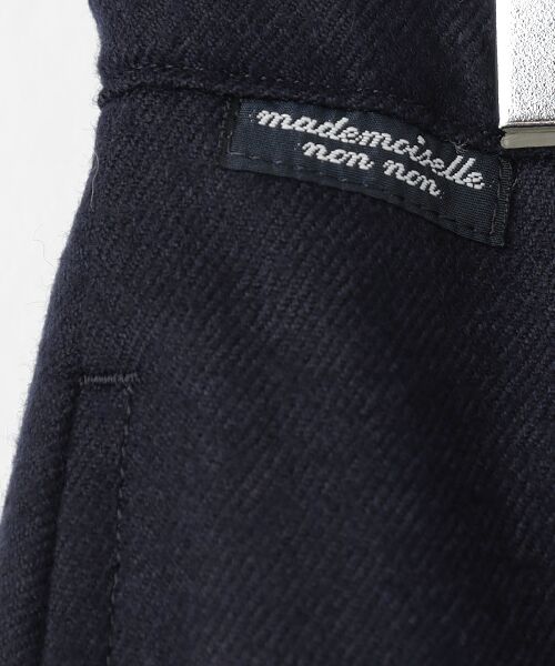 Mademoiselle NON NON / マドモアゼルノンノン ロング・マキシ丈スカート | ウォッシャブルウールサキソニーストレッチAラインスカート | 詳細6