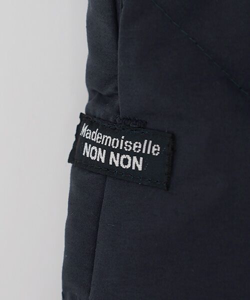 Mademoiselle NON NON / マドモアゼルノンノン ダウンジャケット・ベスト | ハイカウントタフタ リバーシブルベスト | 詳細7