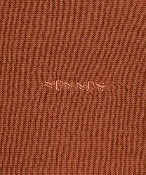 Mademoiselle NON NON / マドモアゼルノンノン カーディガン・ボレロ | エクストラファインメリノ天竺 クルーネックカーディガン | 詳細2