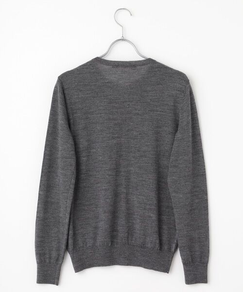 Mademoiselle NON NON / マドモアゼルノンノン カーディガン・ボレロ | エクストラファインメリノ天竺 クルーネックカーディガン | 詳細4