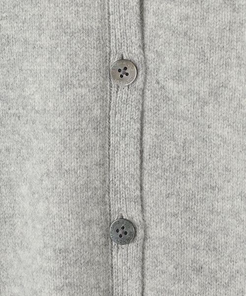 Mademoiselle NON NON / マドモアゼルノンノン カーディガン・ボレロ | タスマニアウール天竺クルーネックカーディガン | 詳細4