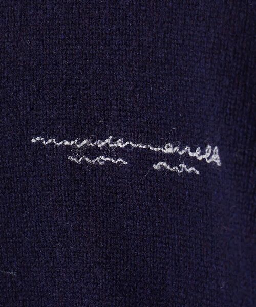 Mademoiselle NON NON / マドモアゼルノンノン カーディガン・ボレロ | タスマニアウール天竺クルーネックカーディガン | 詳細7