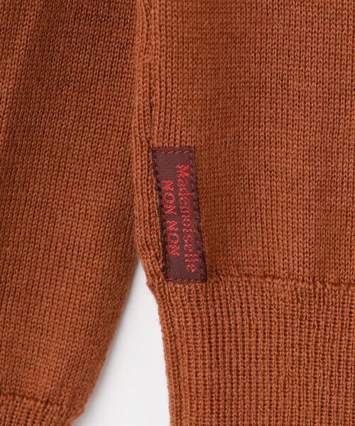 Mademoiselle NON NON / マドモアゼルノンノン ニット・セーター | エクストラファインメリノ天竺 タートルネックニット | 詳細5