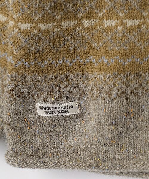 Mademoiselle NON NON / マドモアゼルノンノン ニット・セーター | アンゴラ/シルクMIXネップ ロールネックセーター | 詳細5