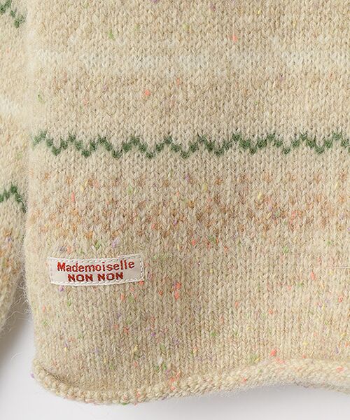 Mademoiselle NON NON / マドモアゼルノンノン ニット・セーター | アンゴラ/シルクMIXネップ ロールネックセーター | 詳細6