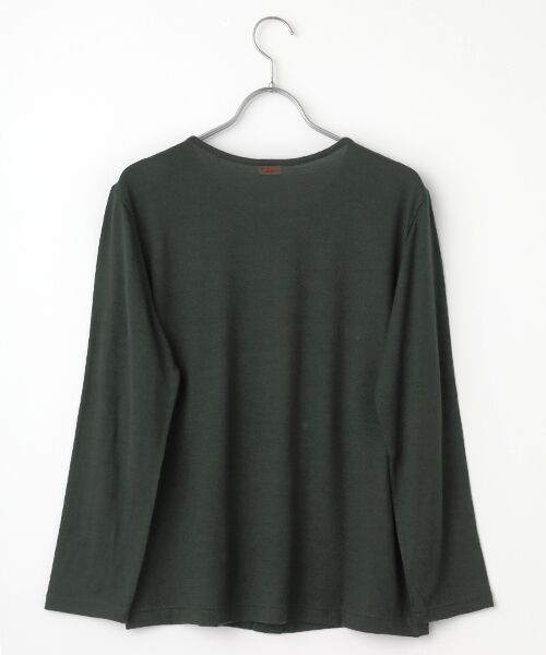 Mademoiselle NON NON / マドモアゼルノンノン カーディガン・ボレロ | ウォッシャブルウール天竺 クルーネックカーディガン | 詳細2