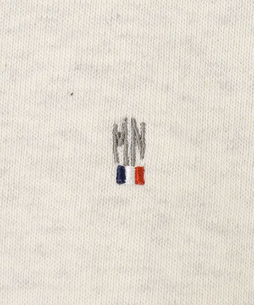 Mademoiselle NON NON / マドモアゼルノンノン ブルゾン | グレースモナリザ裏毛クルーネックカーディガン | 詳細1