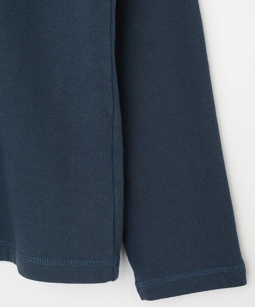 Mademoiselle NON NON / マドモアゼルノンノン ブルゾン | グレースモナリザ裏毛クルーネックカーディガン | 詳細5