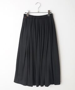 Mademoiselle NON NON / マドモアゼルノンノン ロング・マキシ丈スカート | ウォッシャブルウール天竺 タックスカート