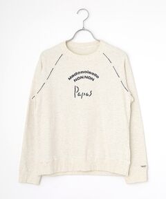 Mademoiselle NON NON / マドモアゼルノンノン スウェット | グレースモナリザ裏毛トレーナー