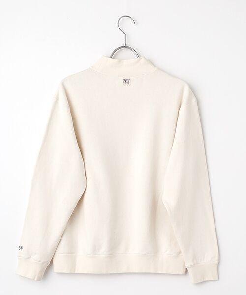 Mademoiselle NON NON / マドモアゼルノンノン スウェット | 反毛裏毛ハイネックトレーナー | 詳細1